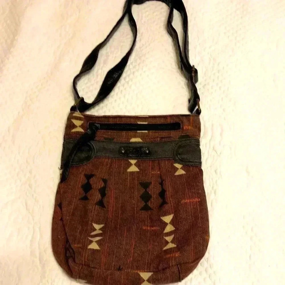 Dakine cotton crossbody bag with adjustable strap. - Picture 1 of 8